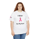 Breast Cancer Awareness HOPE BELIEVE Unisex Heavy Cotton Tee