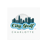 City Golf Charlotte Square Magnet