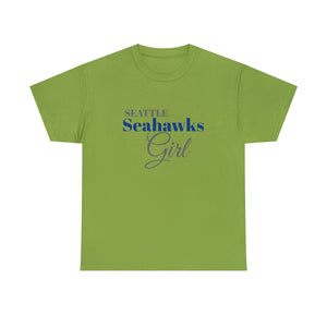 Seattle Seahawks Girl Unisex Heavy Cotton Tee
