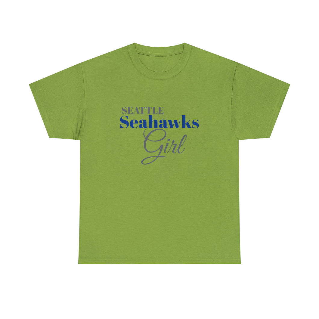 Seattle Seahawks Girl Unisex Heavy Cotton Tee
