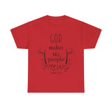 God Makes His People Strong Unisex Heavy Cotton Tee