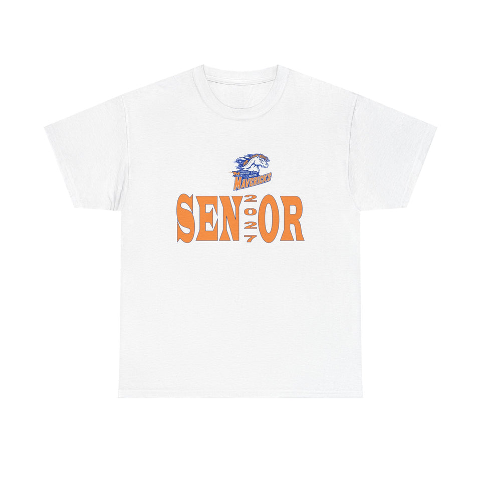 Marvin Ridge HS Senior 2027 Unisex Heavy Cotton Tee