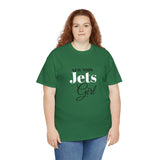 New York Jets Girl Unisex Heavy Cotton Tee