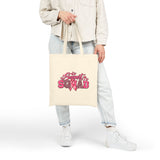 Support Squad Breast Cancer Awareness Cotton Canvas Tote Bag