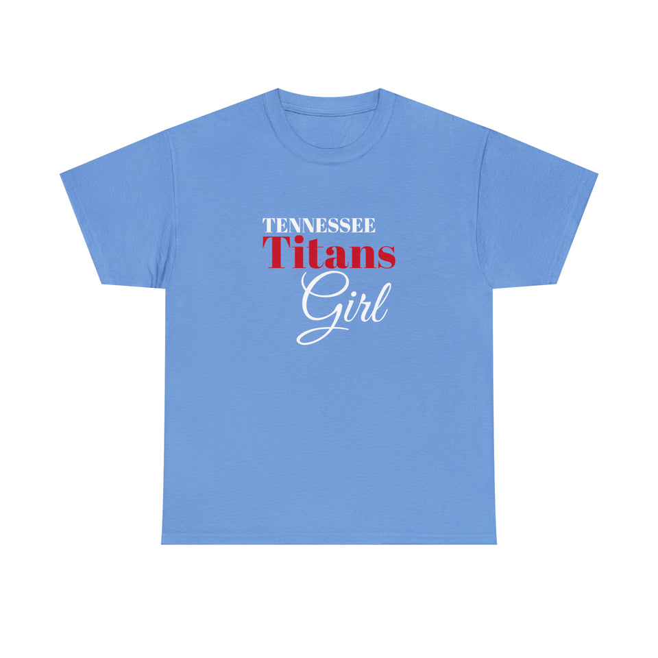 Tennessee Titans Girl Unisex Heavy Cotton Tee
