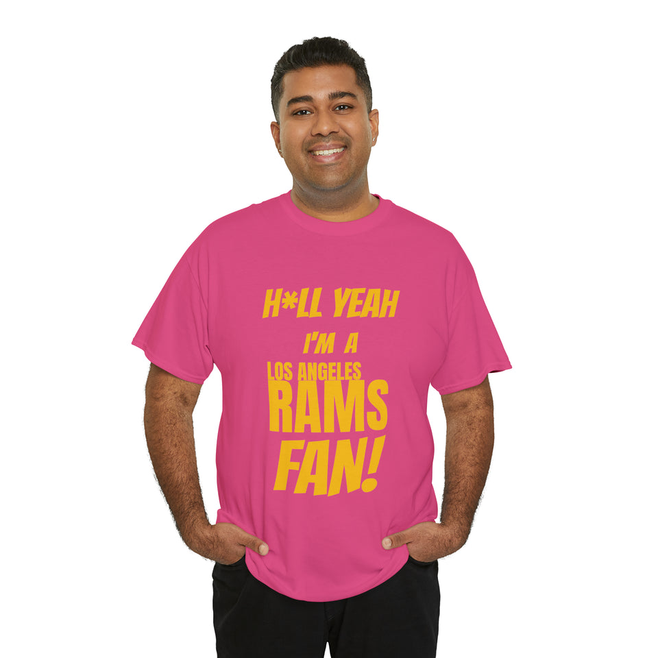 Los Angeles Rams Football Unisex Heavy Cotton Tee
