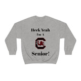 Heck Yeah I'm A SC Gamecocks Senior Unisex Heavy Blend™ Crewneck Sweatshirt