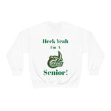 Heck Yeah I'm A UNCC Senior Unisex Heavy Blend™ Crewneck Sweatshirt