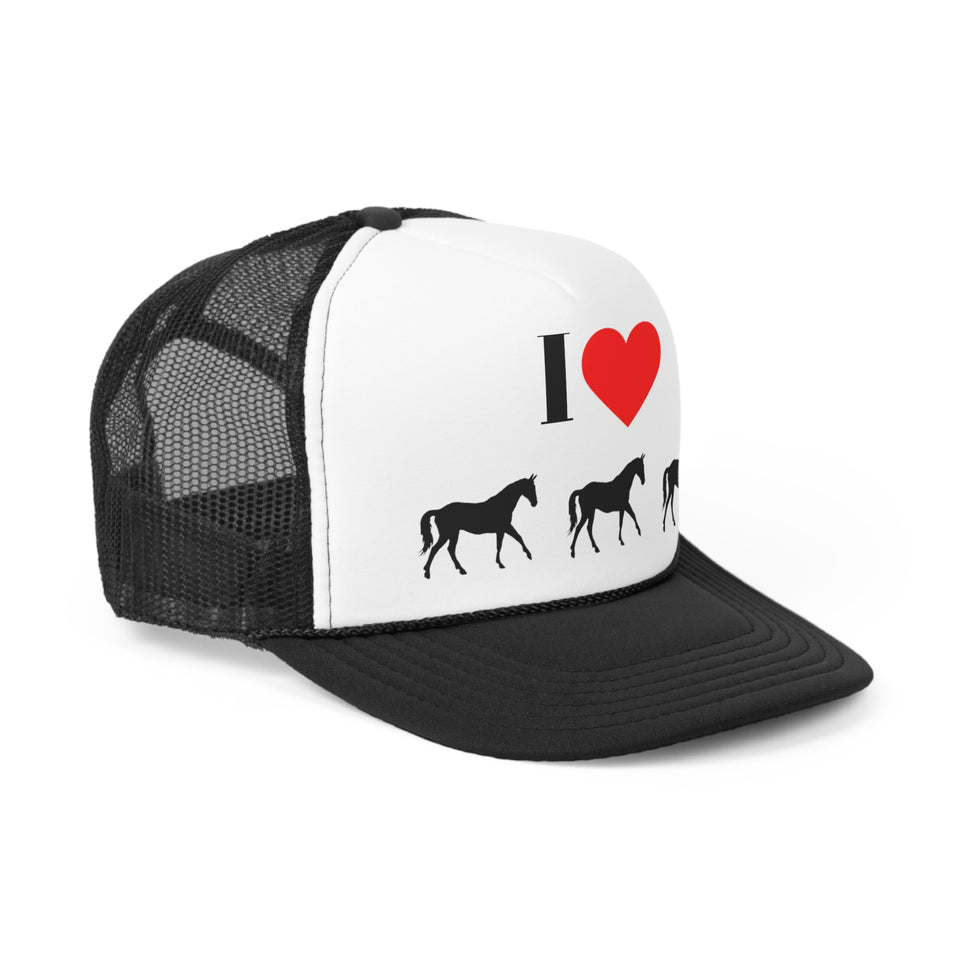 I Love Horses Trucker Caps