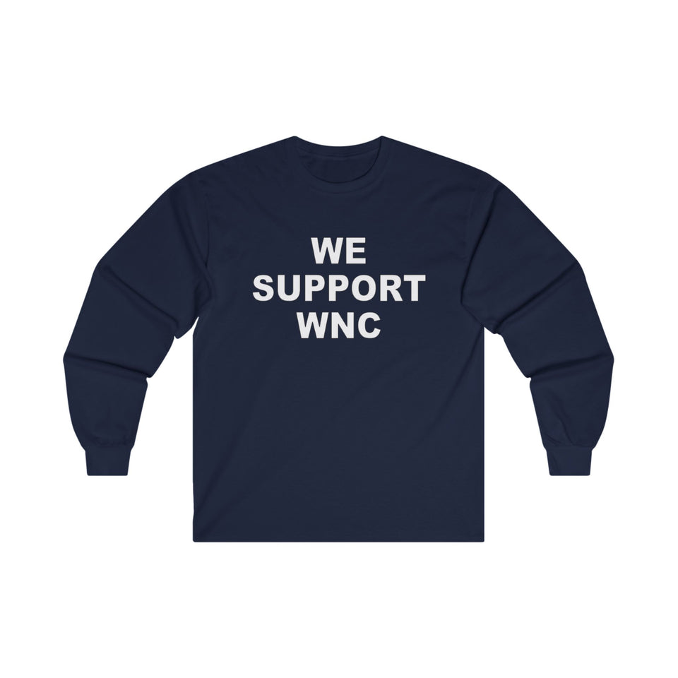 We Support WNC Unisex Ultra Cotton Long Sleeve Tee