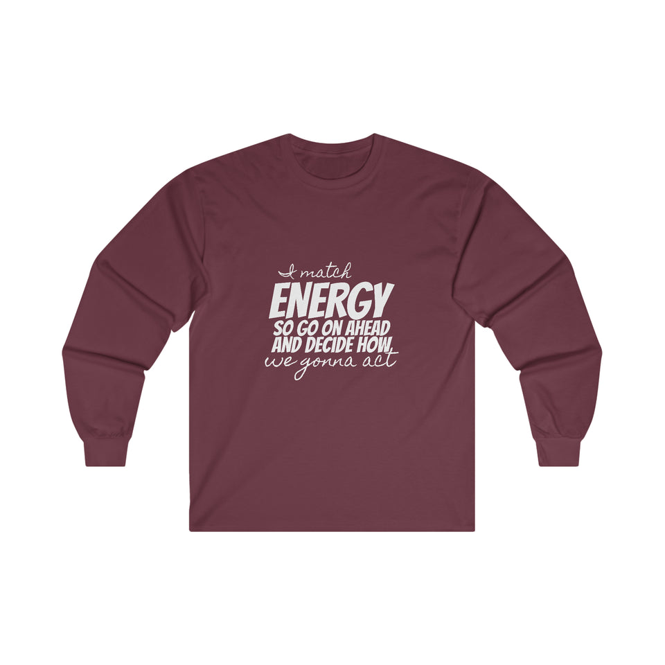 Graphic T-Ultra Cotton Long Sleeve Tee