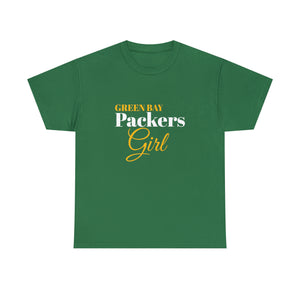 Green Bay Packers Girl Unisex Heavy Cotton Tee