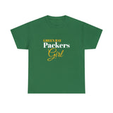 Green Bay Packers Girl Unisex Heavy Cotton Tee