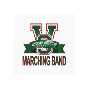 Mississippi Valley State Marching Band Square Magnet