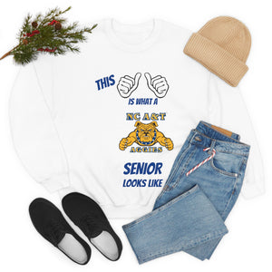 This Is What A NC A&T Senior Looks Like Unisex Heavy Blend™ Crewneck Sweatshirt