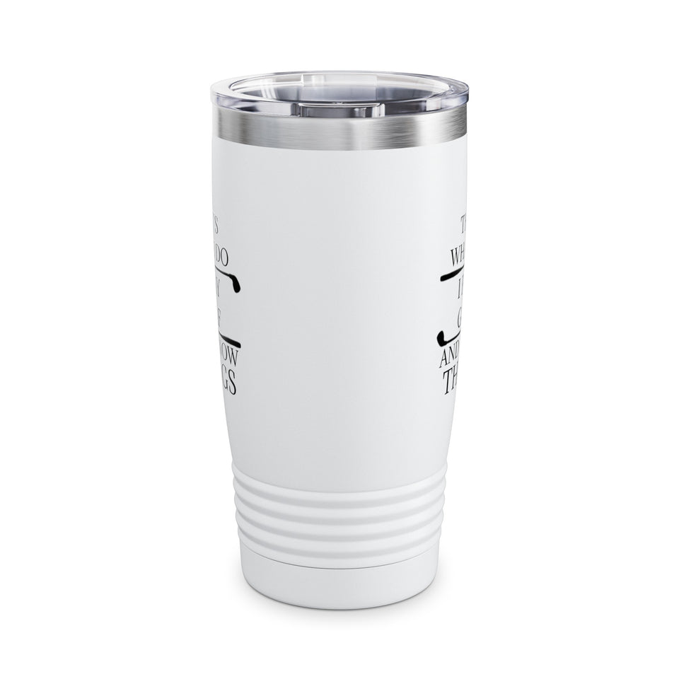 I Play Golf Ringneck Tumbler, 20oz
