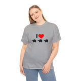 I Love Turtles Unisex Heavy Cotton Tee