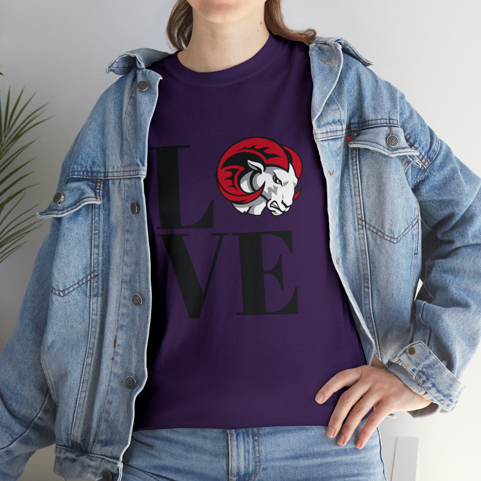 LOVE WSSU Unisex Heavy Cotton Tee