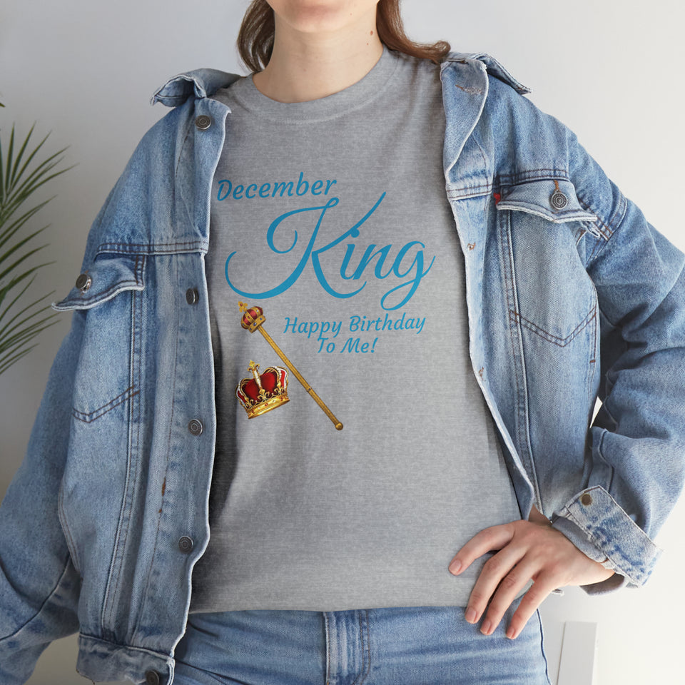 December King Unisex Heavy Cotton Tee