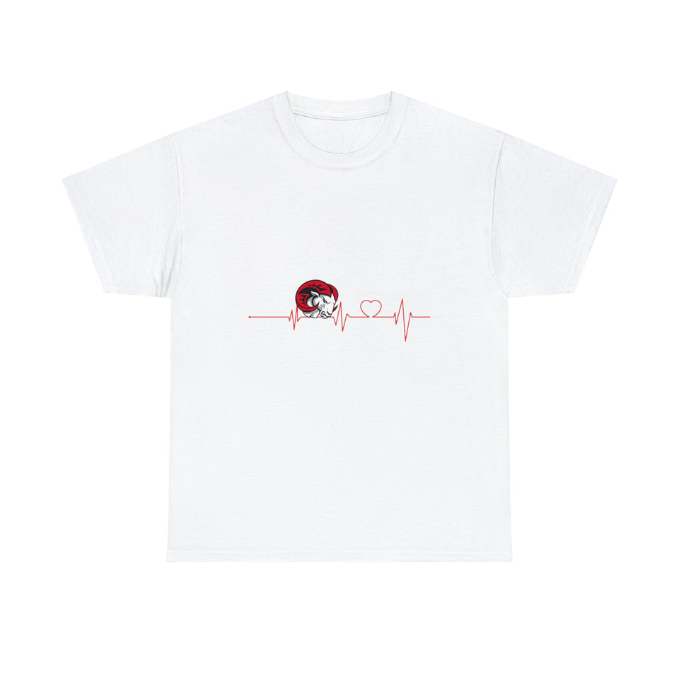 WSSU Heart Beat Unisex Heavy Cotton Tee