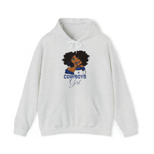 Dallas Cowboys Girl Unisex Heavy Blend™ Hooded Sweatshirt