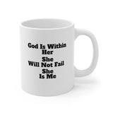 God Is Ceramic Mug 11oz