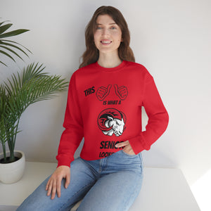 This Is What A WSSU Senior Looks Like Unisex Heavy Blend™ Crewneck Sweatshirt