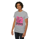 6 Yr Survivor Breast Cancer Awareness Unisex Heavy Cotton Tee