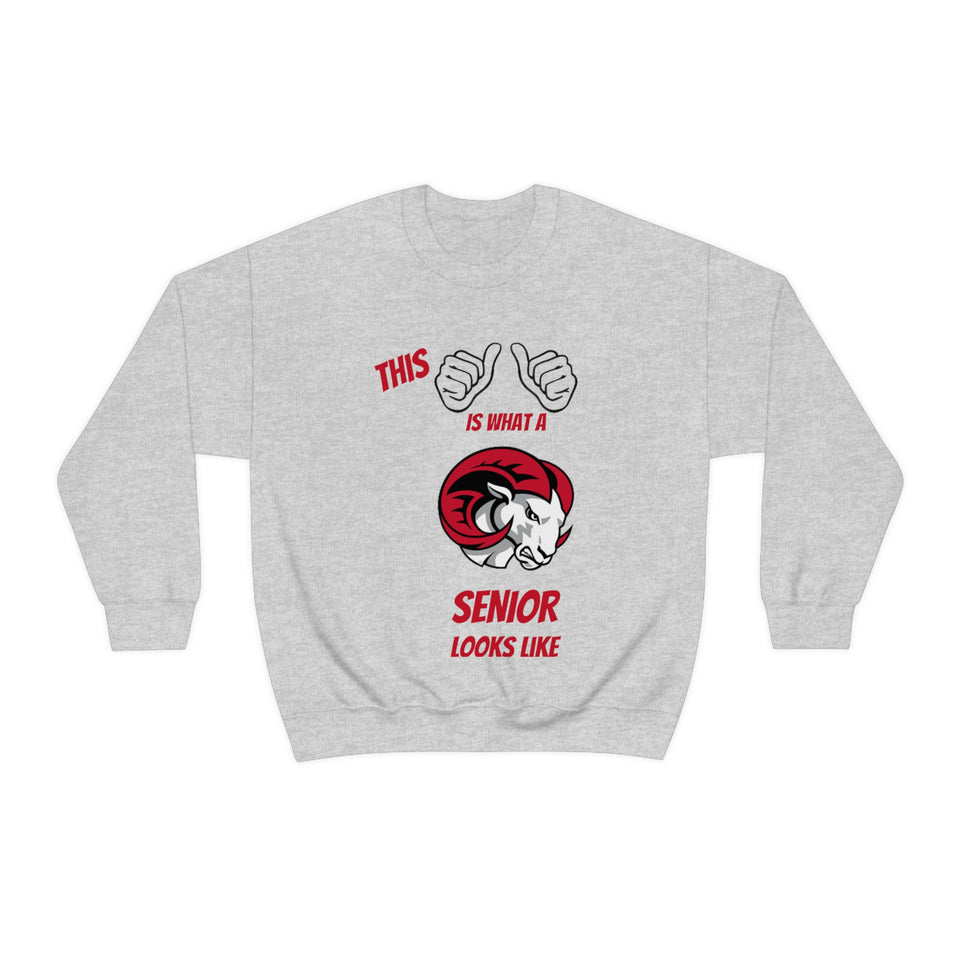 This Is What A WSSU Senior Looks Like Unisex Heavy Blend™ Crewneck Sweatshirt