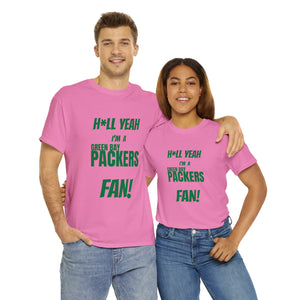 Green Bay Packers Football Unisex Heavy Cotton Tee