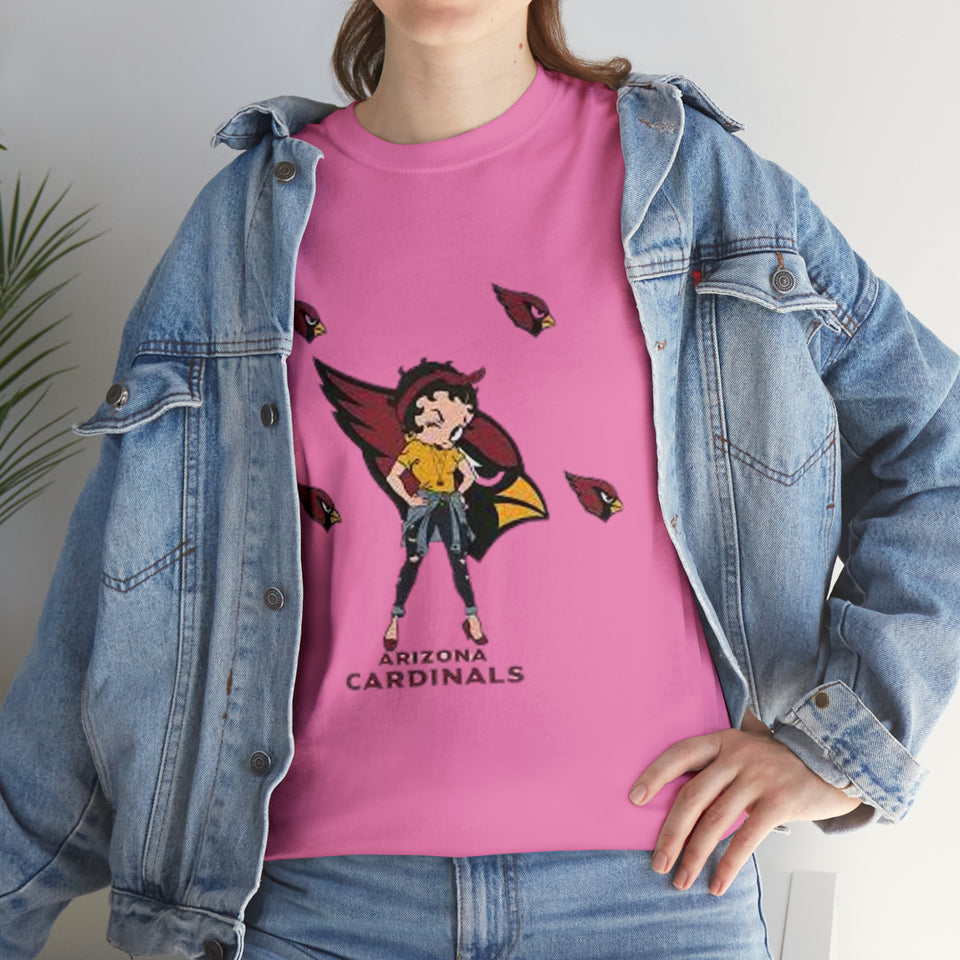 Arizona Cardinals Betty Unisex Heavy Cotton Tee