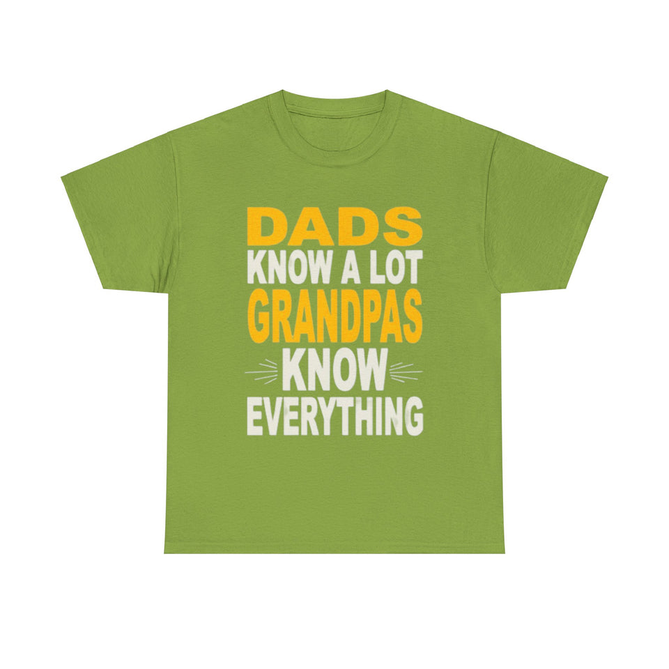 Grandpas Know Everything Unisex Heavy Cotton Tee