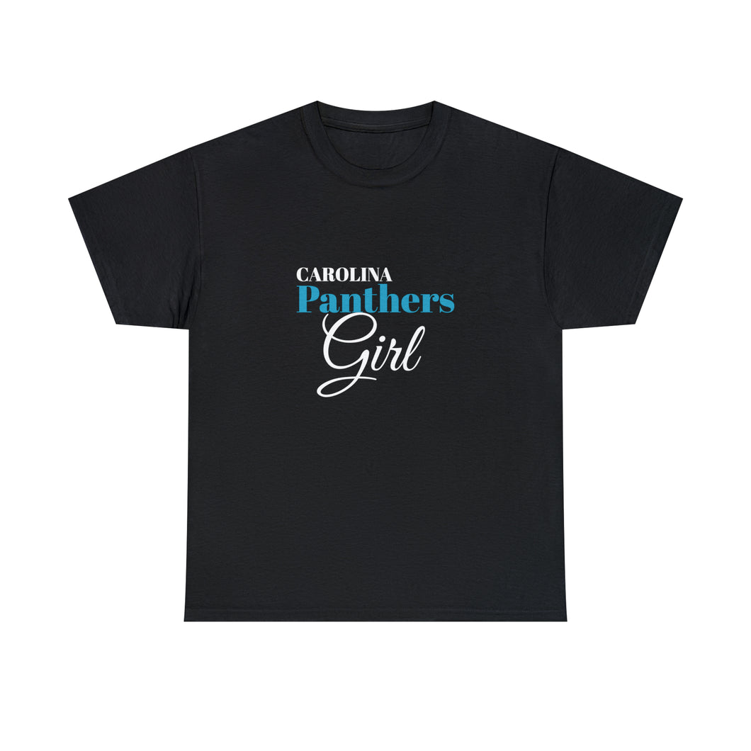 Carolina Panthers Girl Unisex Heavy Cotton Tee