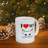 I Love My Cat Ceramic Mug 11oz