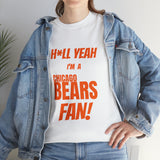 Chicago Bears Football Unisex Heavy Cotton Tee