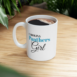 Carolina Panthers Girl Ceramic Mug 11oz