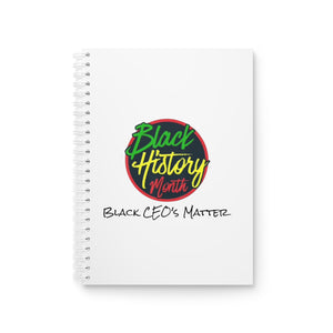 Black CEO's Matter Spiral Notebook