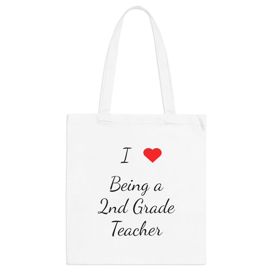 I Love Being A 2nd Grade Teacher Tote Bag