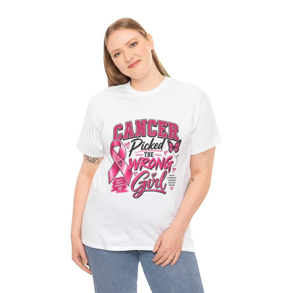 Breast Cancer Awareness Unisex Heavy Cotton Tee