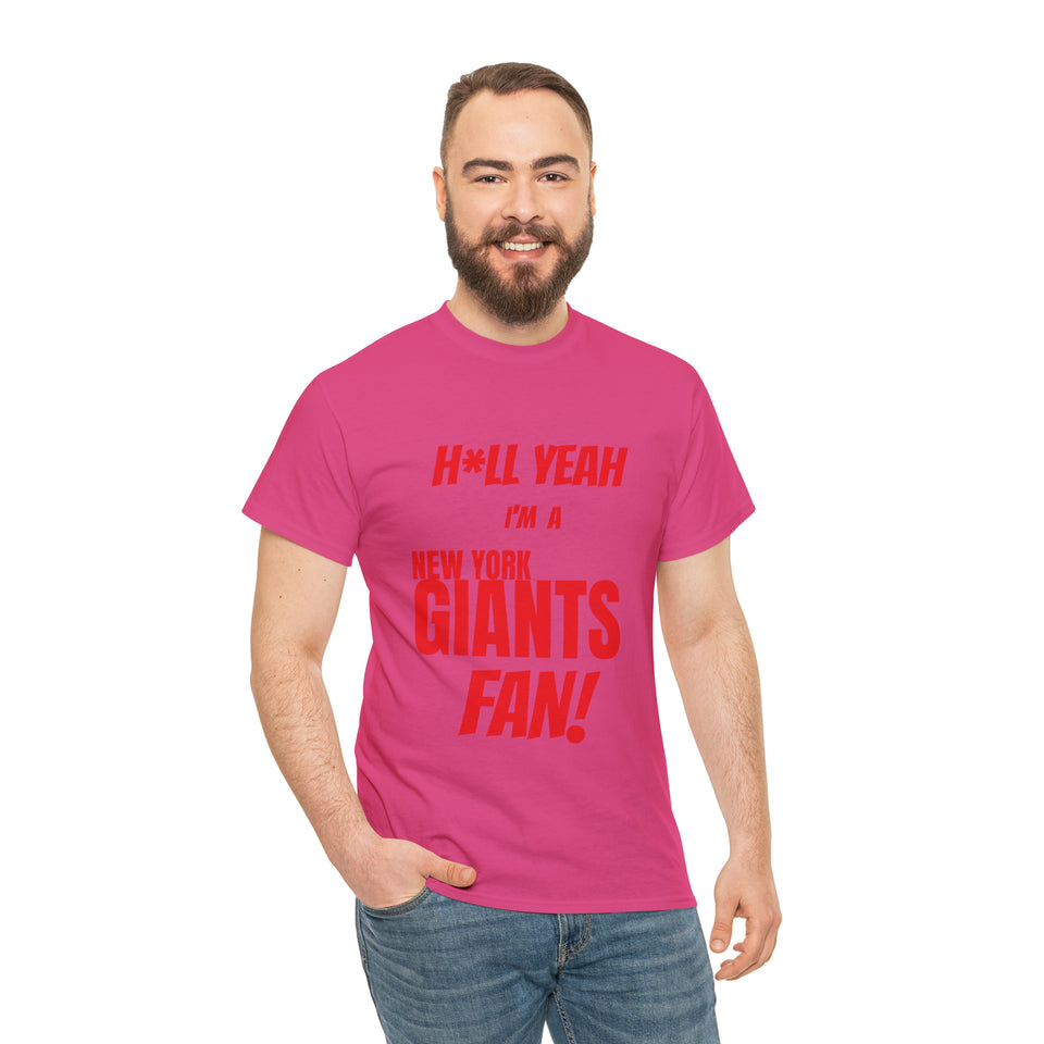 New York Giants Football Unisex Heavy Cotton Tee