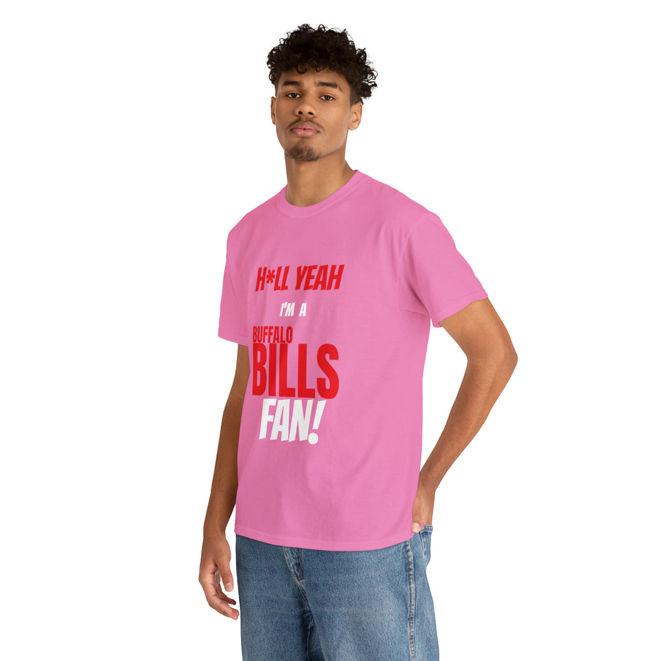 Buffalo Bills Football Unisex Heavy Cotton Tee