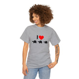 I Love Turtles Unisex Heavy Cotton Tee