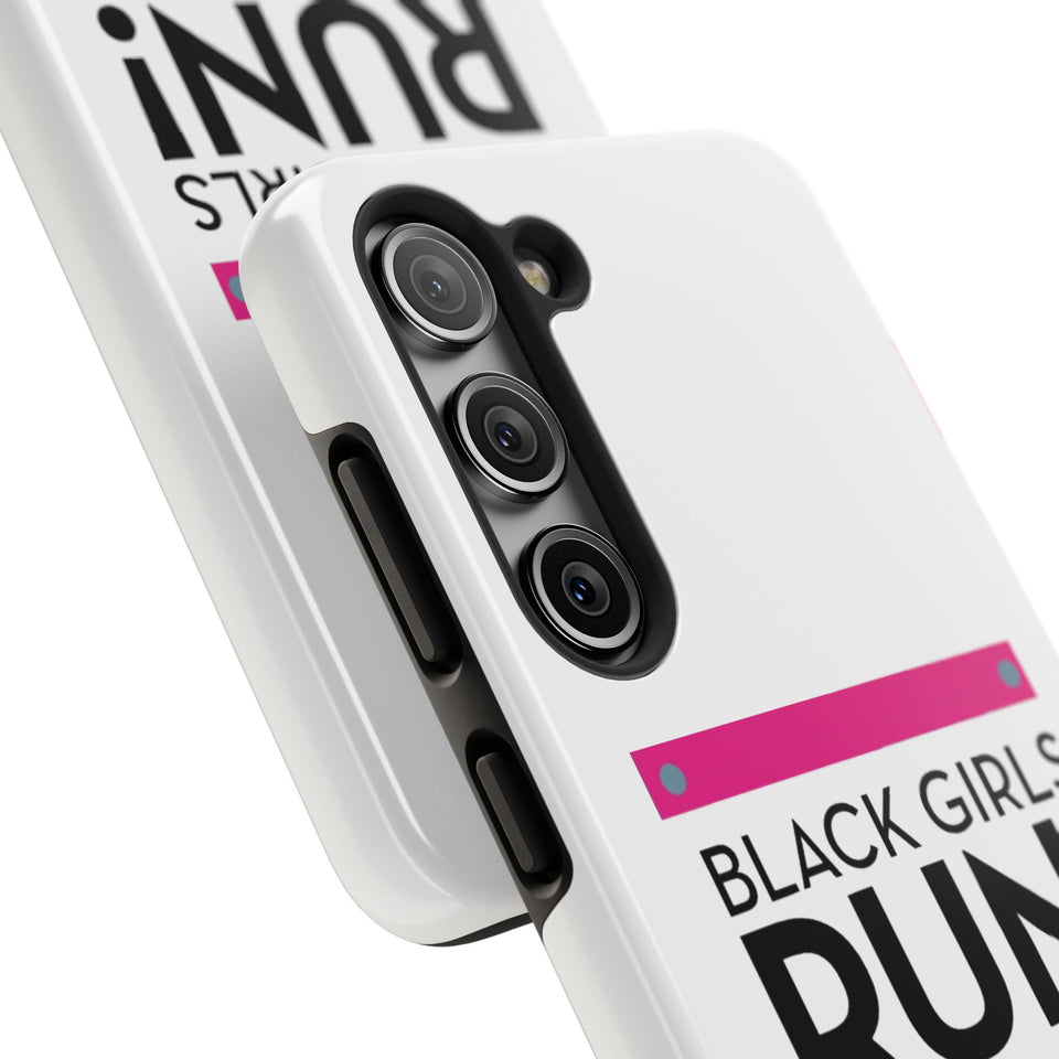 Black Girls Run Tough Phone Cases