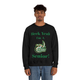 Heck Yeah I'm A UNCC Senior Unisex Heavy Blend™ Crewneck Sweatshirt