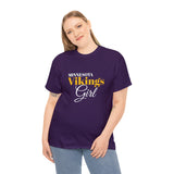 Minnesota Vikings Girl Unisex Heavy Cotton Tee