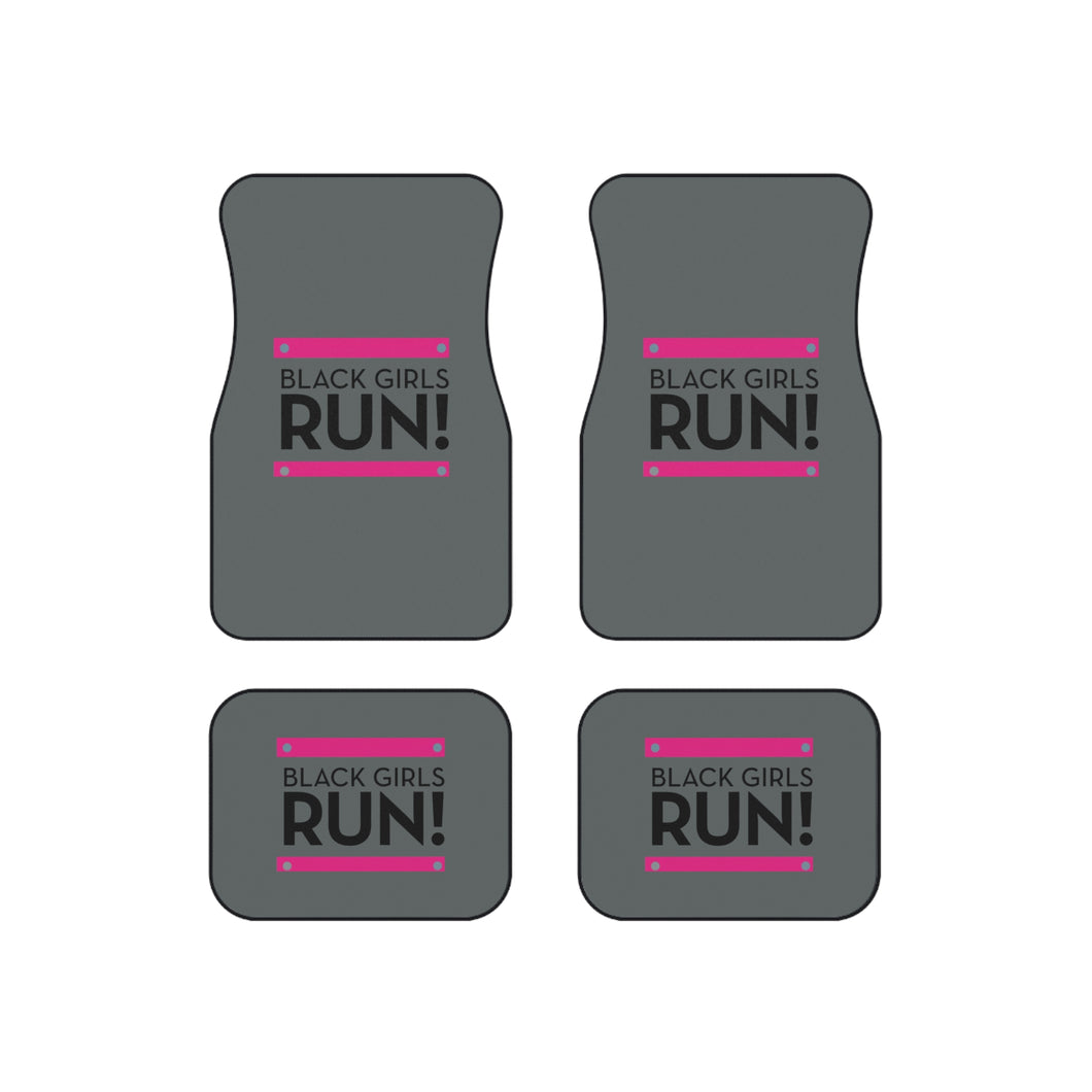 Black Girls Run Car Mats (Set of 4)