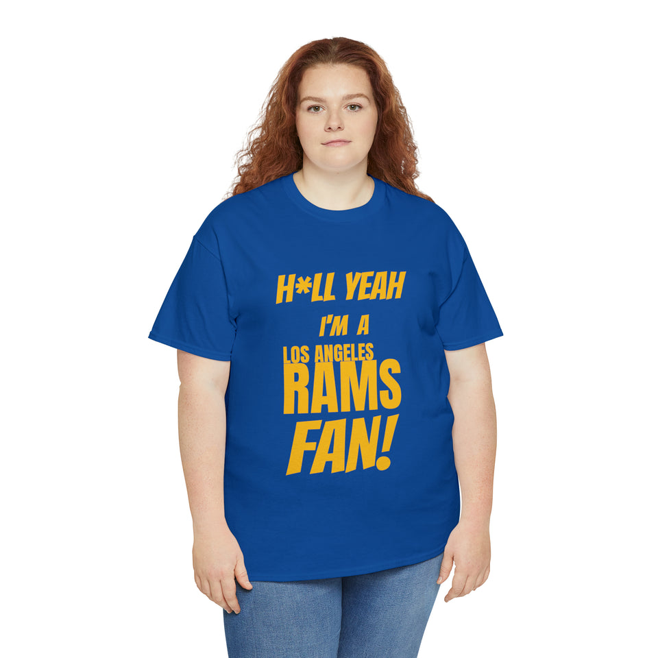 Los Angeles Rams Football Unisex Heavy Cotton Tee