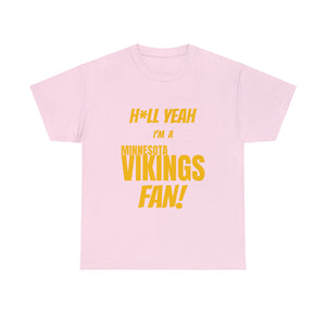 Minnesota Vikings Football Unisex Heavy Cotton Tee