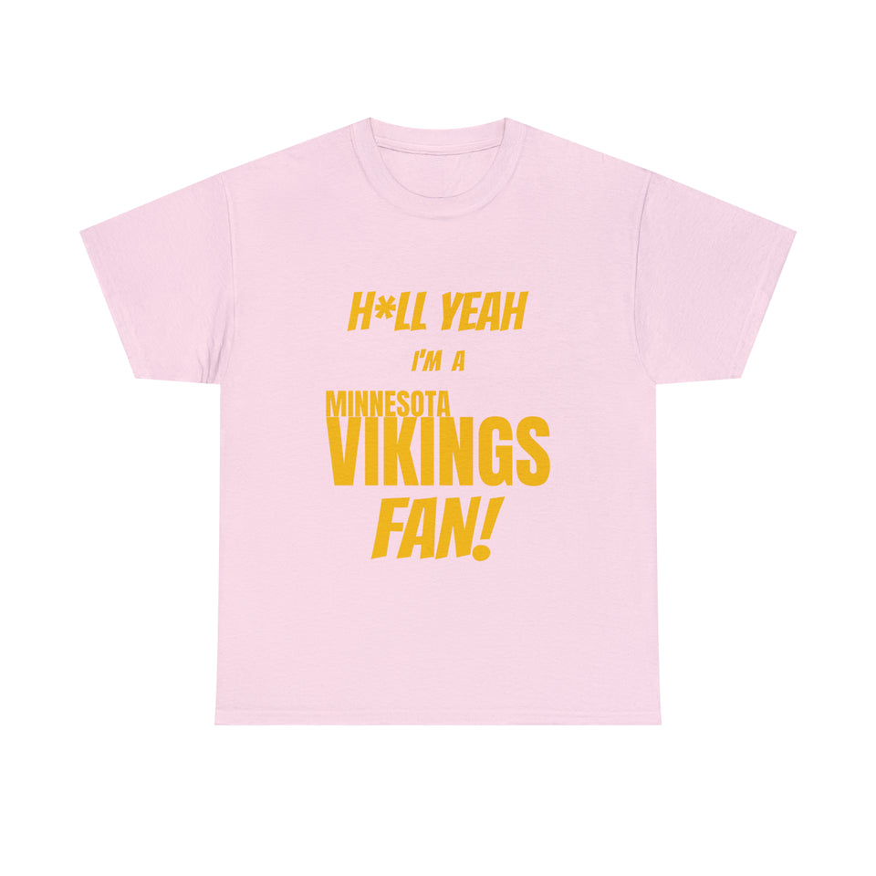Minnesota Vikings Football Unisex Heavy Cotton Tee