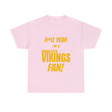 Minnesota Vikings Football Unisex Heavy Cotton Tee